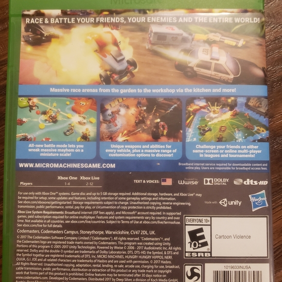 Micro Machines Xbox One World Series - Picture 2 of 3
